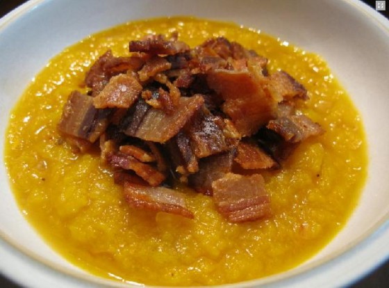 Savory Pumpkin Soup with Bacon: Velvety, Keto-Friendly & Freezable